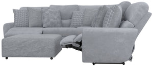 Majesty - Deep Seating Power Reclining Sectional And Ottoman