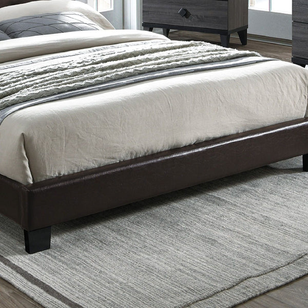 Upholstered Bed With Adjustable Headboard