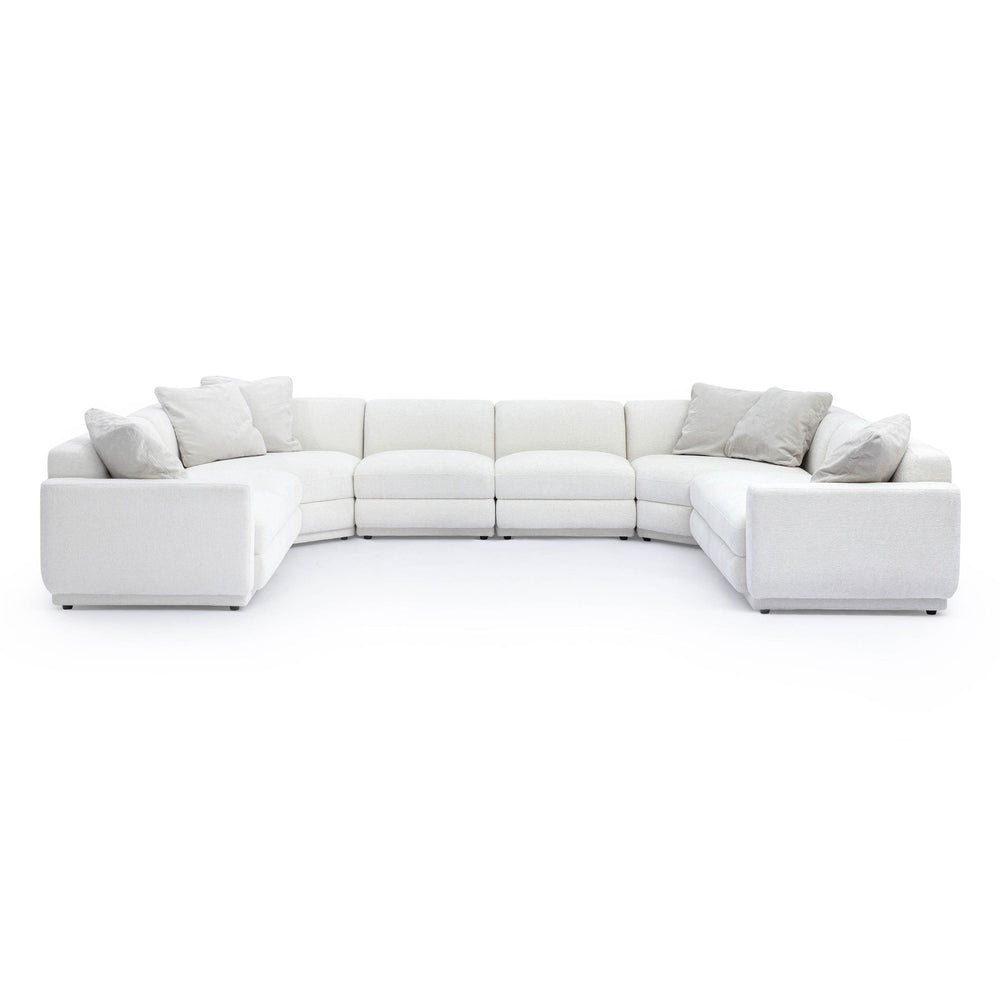 Perry - Modular Large U-Sectional - Cream