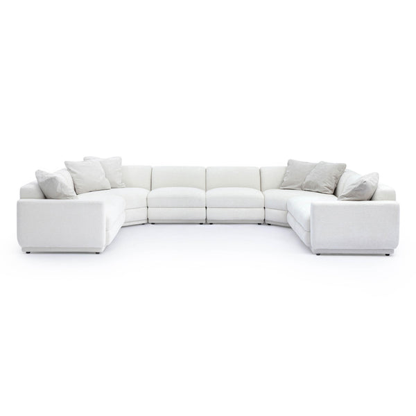 Perry - Modular Large U-Sectional - Cream