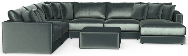 Remington - Modular Sofa And Cocktail Ottoman - Pine