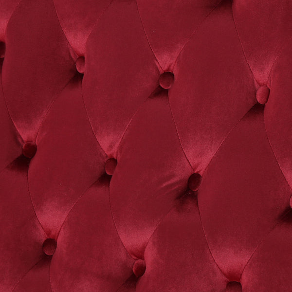 Nurturing - Upholstered Loveseat With Wing Back And Diamond Tufting