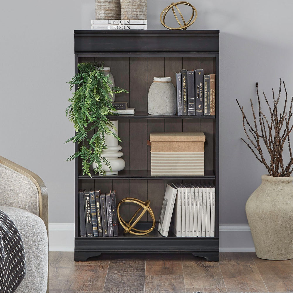 Meritage - 48" Bookcase - Aged Charcoal