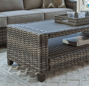Oasis Court - Sofa, Chairs, Table Set (Set of 4) - Gray
