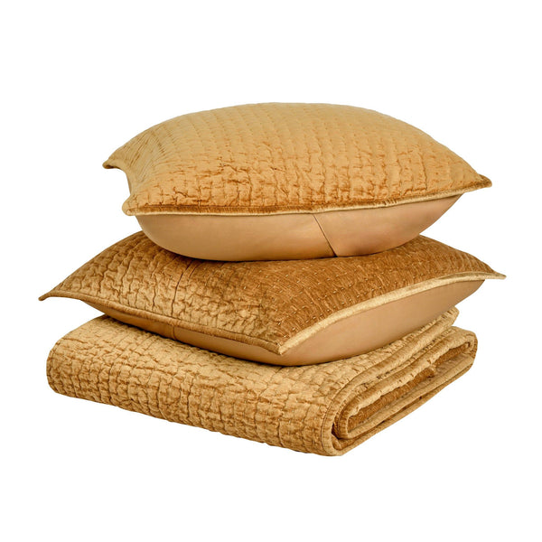 Bari - Velvet Sham - Honey Gold