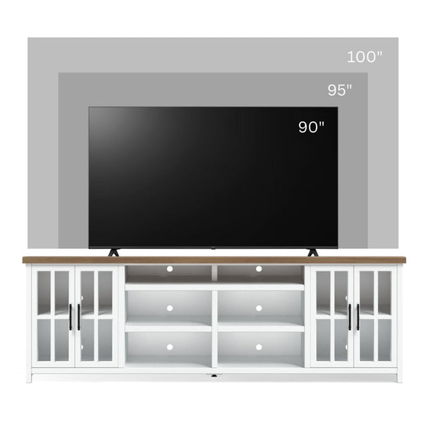 Hampton - TV Stand Console & Cable Management