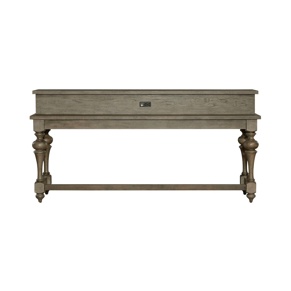 Americana Farmhouse - Console Bar Table - Dusty Taupe