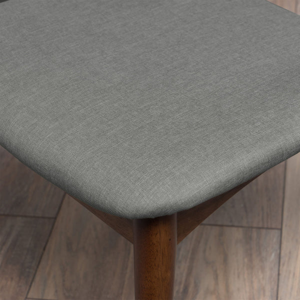 Retro Dining Chairs With Ergonomic Back (Set of 2)