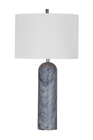 Sassandra - Table Lamp - Gray / White
