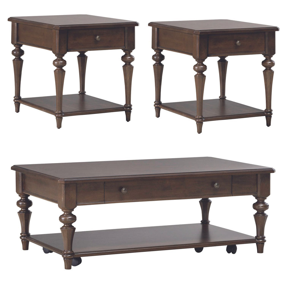 Arden Road - 3 Piece Table Set - Satin Cherry
