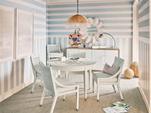 Weekender Coastal Living Home / Watercolor - Dining Table - Pearl Silver