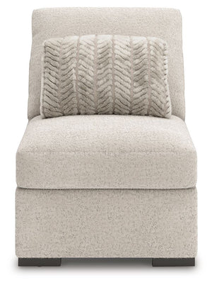 Cuddle Plush - 3 Pc. - 3-Piece Sectional, Chair And Ottoman - Arctic