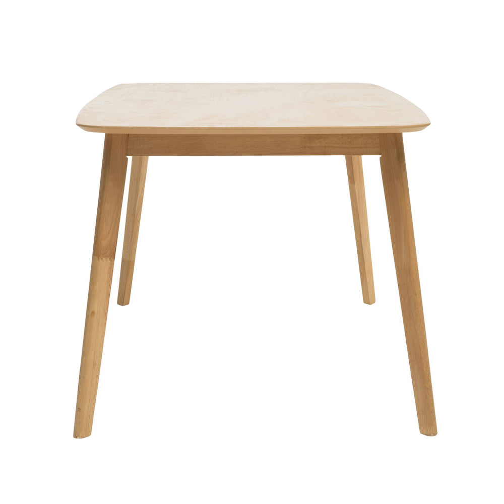 Retro Dining Table With Faux Wood Top