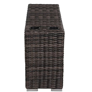 Stylish Rattan Wicker Person Seating Group With Premium Sunbrella Cushions Perfect For Outdoor Entertaining