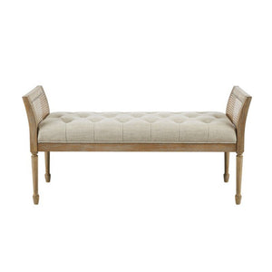 Accent Bench With Arm - Natural