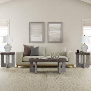 Zole II Framed Canvas - Gray