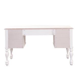 Summer House - Wood Vanity Desk - Oyster White
