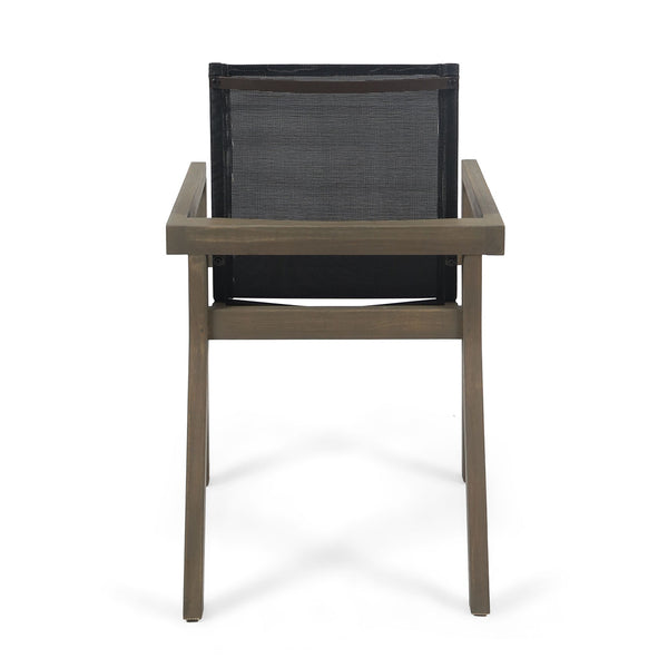 Belfast - Dining Chair With Acacia Wood Frame And Seating (Set of 2)
