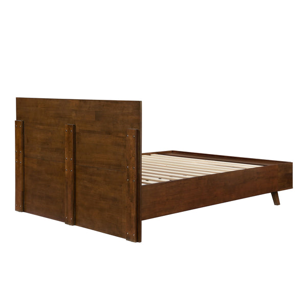 Platform Bed Frame With Footboard Storage