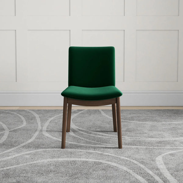 Laura - Mid-Century Modern Solid Wood Dining Chair (Set of 2)