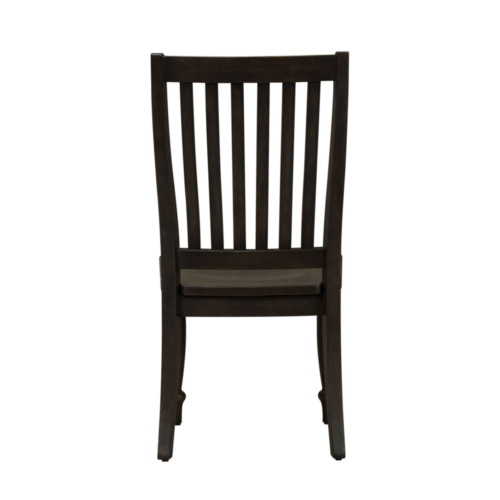 Harvest Home - Slat Back Side Chair - Chalkboard