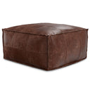 Sheffield - Handcrafted Square Pouf