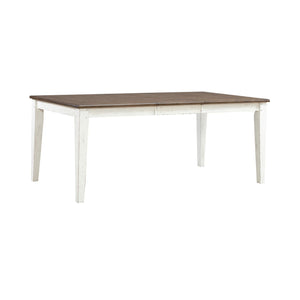 Al Fresco - Rectangular Leg Table - Graphite & Whitestone