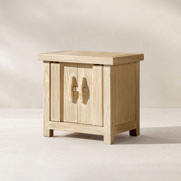 Rowan - 2 Door Cabinet - Light Natural Brown