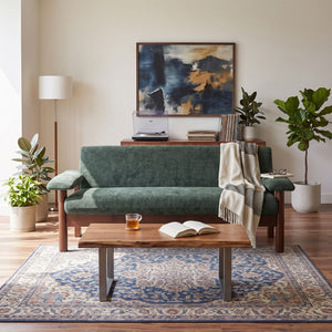 Modern Sofa Couch With Pillow Top Arms