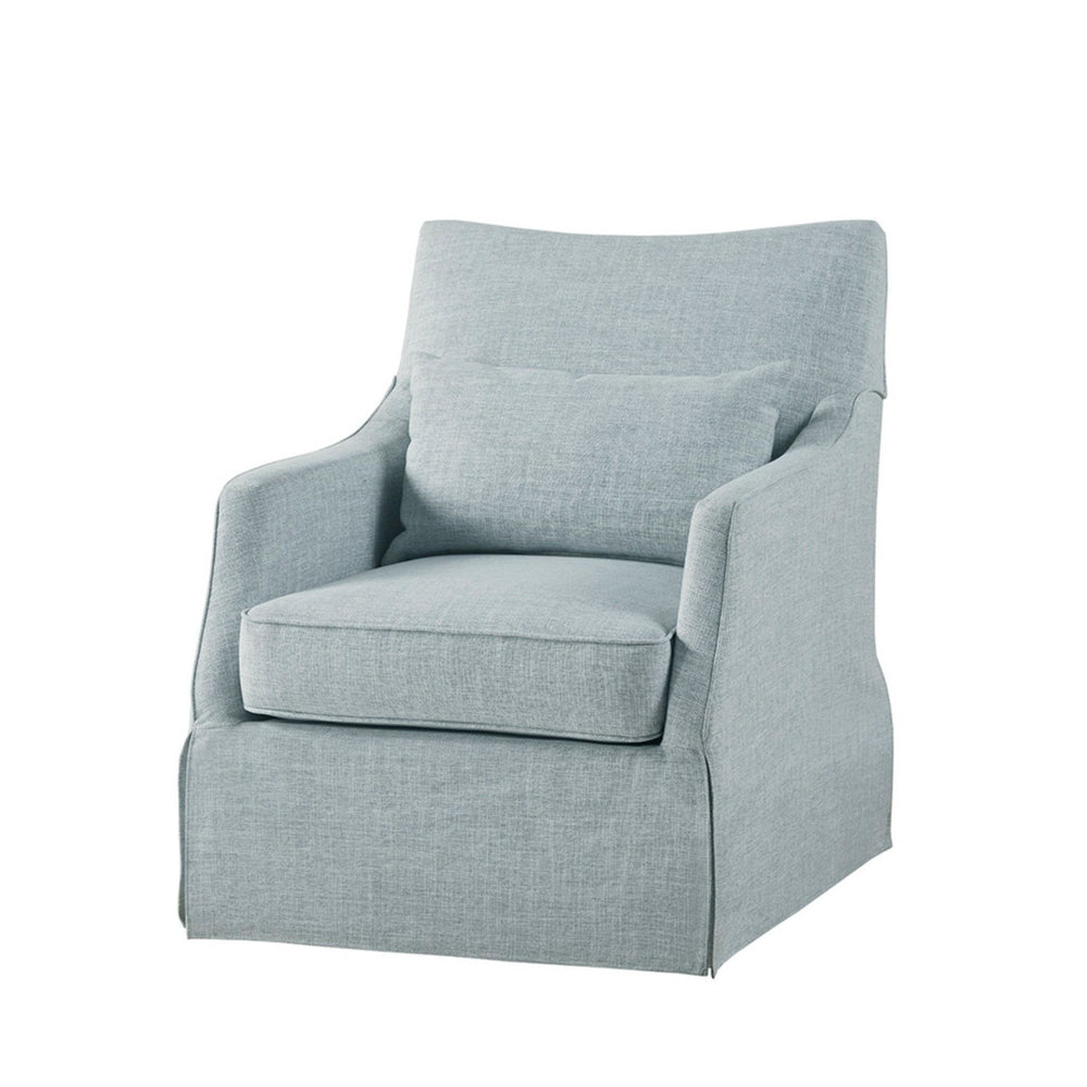 Traditional Design London Skirted Swivel Chair