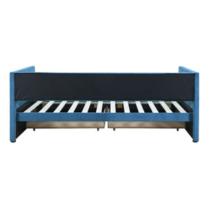 Daybed With Two Drawers And Wood Slat