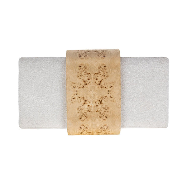 Kenan - Rectangle Ottoman Coffee Table - Creamy Ivory