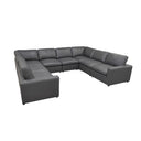 Upholstered Large Seating Modular Design Sectional
