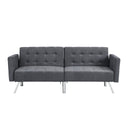 Futon Sofa Bed Convertible Folding Lounge Couch, Armrests