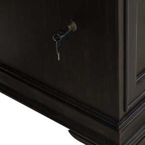 Meritage - Jr Executive Desk - Aged Charcoal
