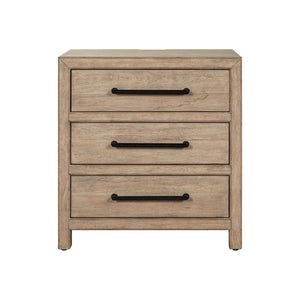 Proximity Place - Nightstand With Charging Station - Barley Buff