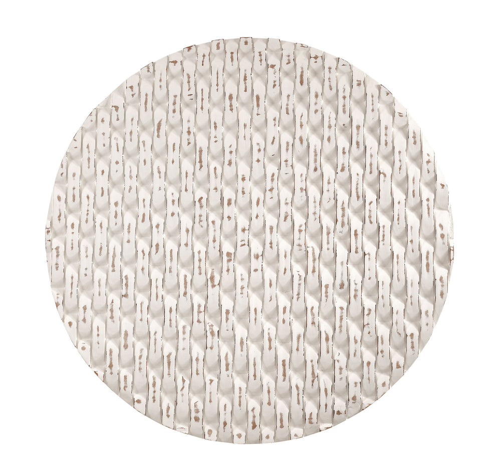 Inaya - Wall Art - Distressed White