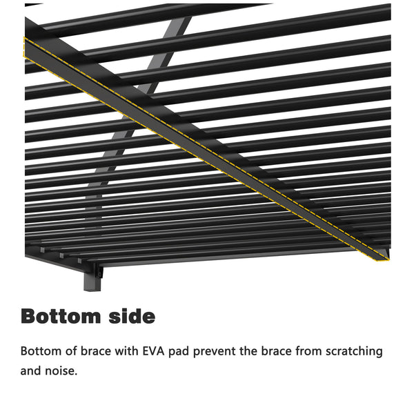 Adam - Full Over Full Bunk Bed - Black