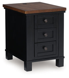 Wildenauer - Chair Side End Table - Brown / Black