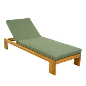 Outdoor Chaise Lounge Set & Side Table, 5 Position Adjustable Patio Recliner