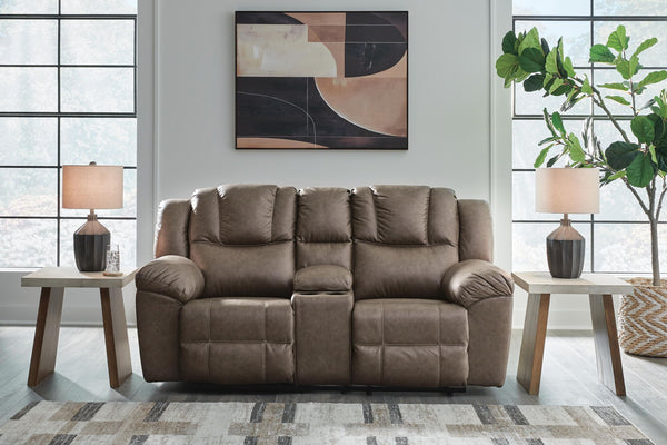 Lowilla - 2 Pc. - Reclining Sofa And Loveseat - Driftwood