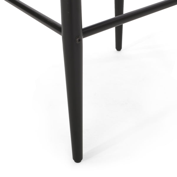 Upholstered Bar Stools With Backs For Kitchen Island (Set of 2)