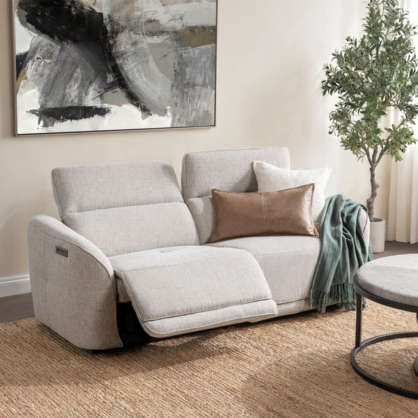 Ostend - Upholstered Power Recliner Sofa - Gray