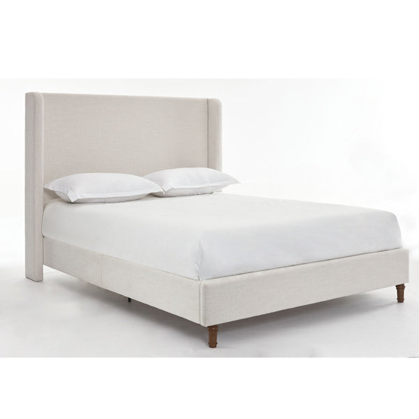 Harper - Tall Headboard Upholstered Bed / High Headboard / Elegant Simplicity / No Box Spring Needed
