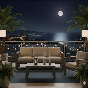 Outdoor Patio Set All-Weather & Thick Cushions