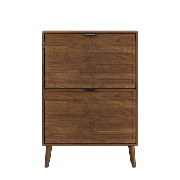 Medieval - Independent Shoe Cabinet With 2 Flip Drawers