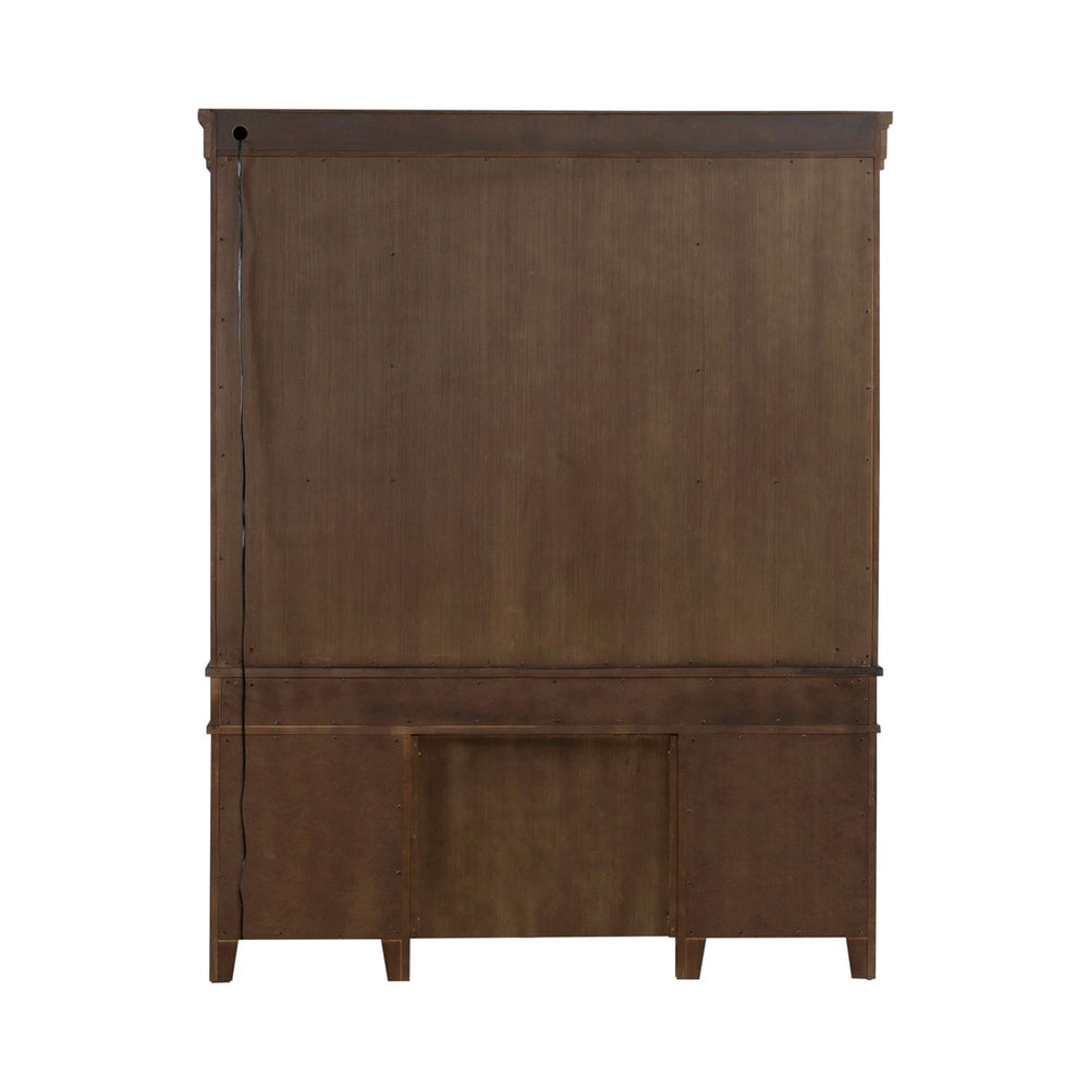 Carolina Park - Credenza & Hutch - Amber Brown