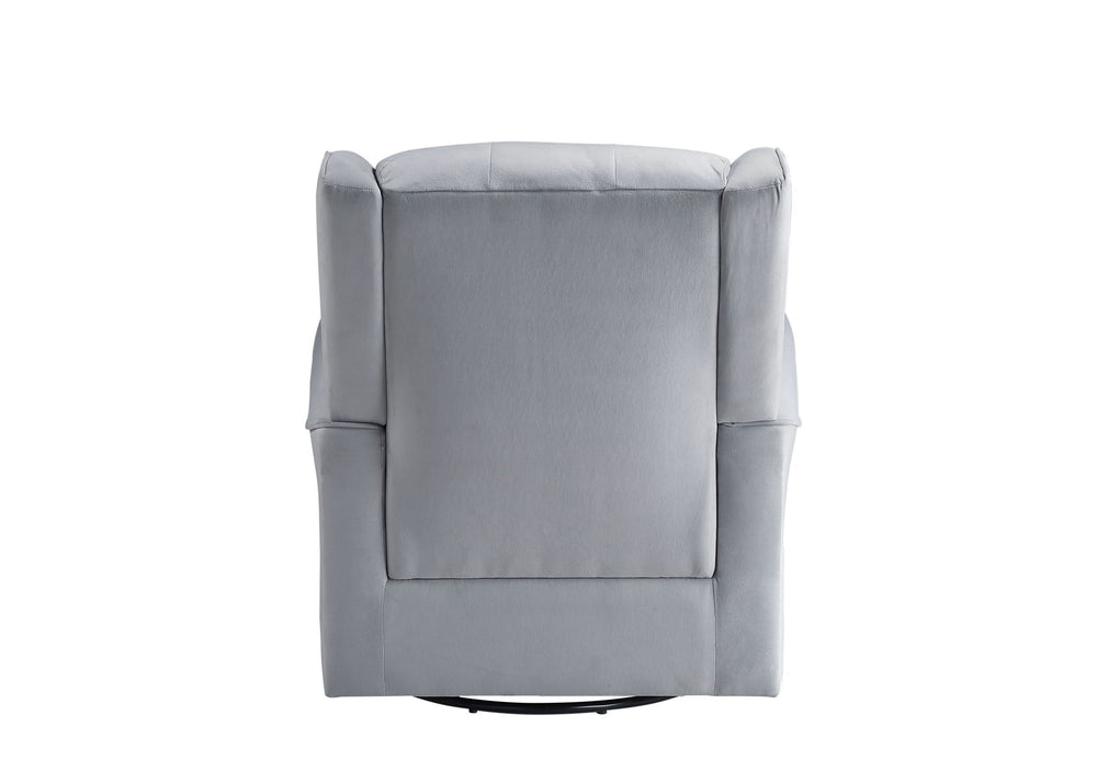 Glider Chair With Swivel - Gray