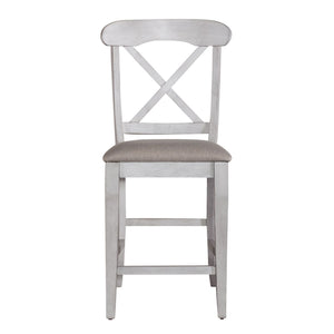 Ocean Isle - Upholstered X Back Counter Chair