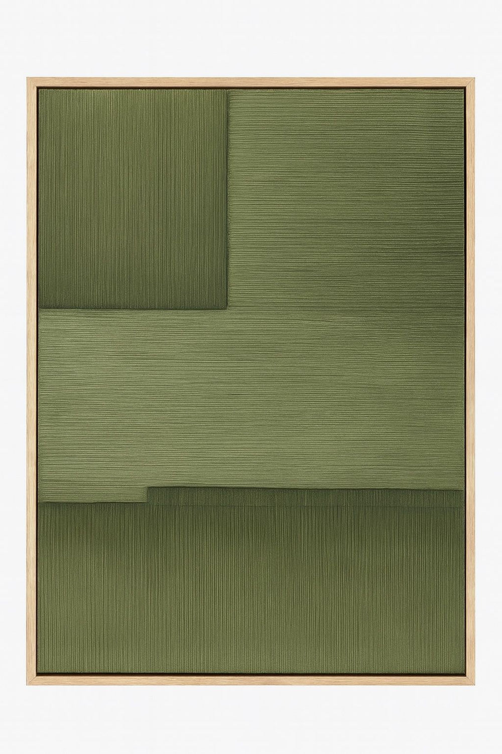 Framed Canvas Sycamore Bark - Natural